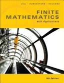 Cover of: Mathematics with applications by Margaret L. Lial