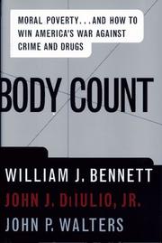 Cover of: Body count: moral poverty-- and how to win America's war against crime and drugs