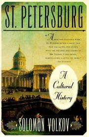Cover of: St Petersburg: A Cultural History