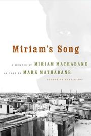 Cover of: Miriam's Song by Mark Mathabane, Mark Mathabane