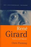 Cover of: René Girard: violence and mimesis