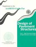 Cover of: Supplement to the AASHTO guide for design of pavement structures. | American Association of State Highway and Transportation Officials.