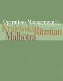 Cover of: Operations management processes and value chains