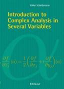 Cover of: Introduction to complex analysis in several variables by Volker Scheidemann