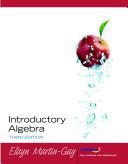 Cover of: Introductory algebra by K. Elayn Martin-Gay