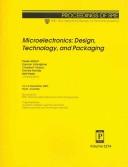 Cover of: Microelectronics: design, technology, and packaging : 10-12 December 2003, Perth, Australia