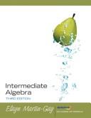 Cover of: Intermediate algebra