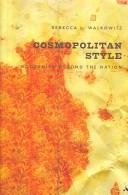 Cover of: Cosmopolitan style: modernism beyond the nation