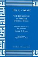 Cover of: The ringstones of wisdom: Fuṣūṣ al-ḥikam