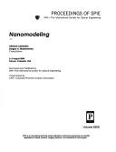 Cover of: Nanomodeling: 2-3 August, 2004, Denver, Colorado, USA
