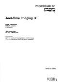 Cover of: Real-time imaging IX: 18-20 January 2005, San Jose, California, USA
