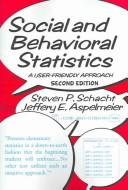 Cover of: Social and behavioral statistics: a user-friendly approach