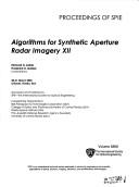 Cover of: Algorithms for synthetic aperture radar imagery XII: 28-31 March, 2005, Orlando, Florida, USA