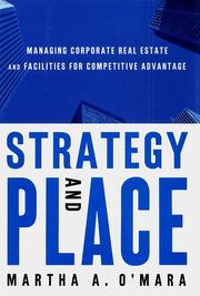 Cover of: Strategy and Place by Martha A. O'mara