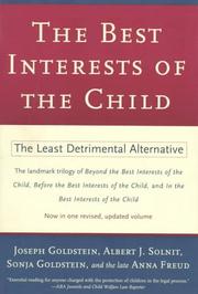 Cover of: The Best Interests of the Child by Joseph Goldstein