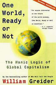 Cover of: One World Ready or Not by William Greider