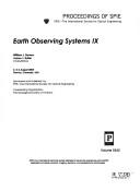 Cover of: Earth observing systems IX: 2, 4-6 August, 2004, Denver, Colorado, USA