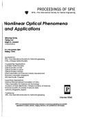 Cover of: Nonlinear optical phenomena and applications: 8-11 November 2004, Beijing, China