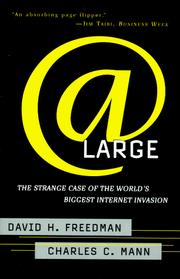 Cover of: At Large: The Strange Case of the World's Biggest Internet Invasion