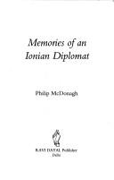 Cover of: Memories of an Ionian diplomat
