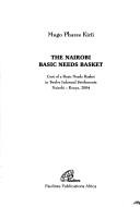 The Nairobi basic needs basket