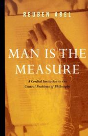 Cover of: Man is the Measure