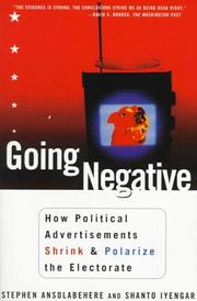 Cover of: Going Negative by Stephen Ansolabehere, Shanto Iyengar