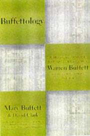 Cover of: Buffettology: the previously unexplained techniques that have made Warren Buffett the world's most famous investor