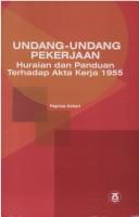 Cover of: Undang-undang pekerjaan by Hapriza Ashari.