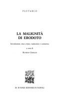 Cover of: La malignità di Erodoto