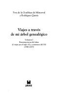 Cover of: Viajes a través de mi árbol genealógico by Yves de la Goublaye de Ménorval y Rodríguez Quirós