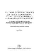 Cover of: Holzkohleuntersuchungen an pharaonischem und byzantinischem Material aus Amarna und Umgebung by Rainer Gerisch
