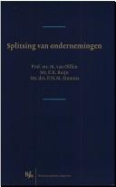 Cover of: Splitsing van ondernemingen by M. van Olffen