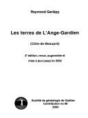 Cover of: Les terres de L'Ange-Gardien, Côte-de-Beaupré