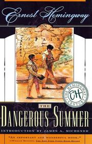 Cover of: The dangerous summer by Ernest Hemingway, Ernest Hemingway