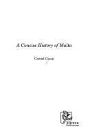 Cover of: A concise history of Malta