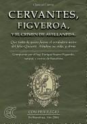 Cervantes, Figueroa y el crimen de Avellaneda by Enrique Suárez Figaredo
