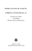 Cover of: Obras literarias