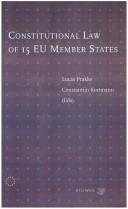 Cover of: Constitutional law of 15 EU member states