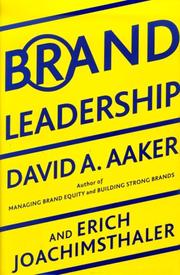 Cover of: Brand Leadership by David A. Aaker, Erich Joachimsthaler