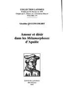 Cover of: Amour et désir dans les Métamorphoses d'Apulée