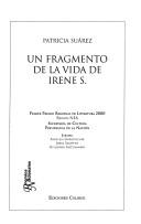 Cover of: Un fragmento de la vida de Irene S.