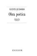 Poems by Vicente Huidobro