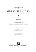 Cover of: Obras reunidas