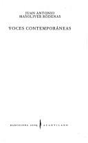 Cover of: Voces contemporáneas