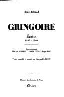 Cover of: Gringoire by Henri Béraud