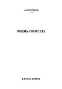 Cover of: Poesía completa