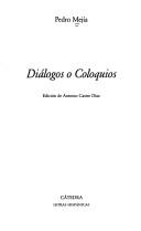 Cover of: Diálogos o coloquios
