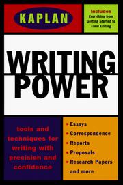 Cover of: Writing power by Nancy White