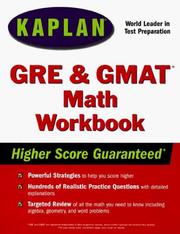 Cover of: KAPLAN GRE / GMAT MATH WORKBOOK | Kaplan Publishing